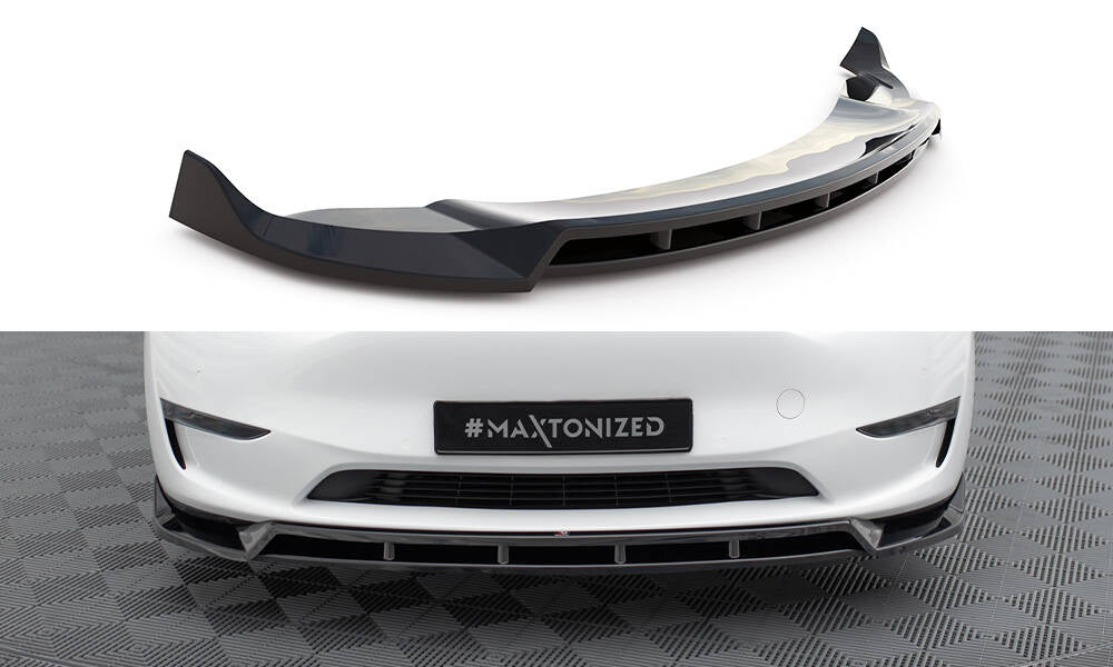 Lame Du Pare-Chocs Avant V.2 Tesla Model Y TE-MODELY-1-FD2G+FD2RG