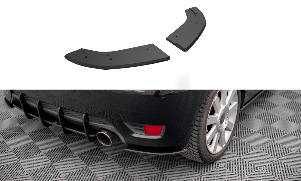 Street Pro Lame Du Pare Chocs Arriere Ford Fiesta ST Mk6 FOFI6STCNC-RSD1BRB