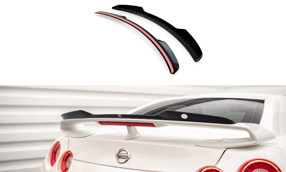 Spoiler Cap Nissan GTR R35 Facelift NI-GTR-4F2-CAP1G