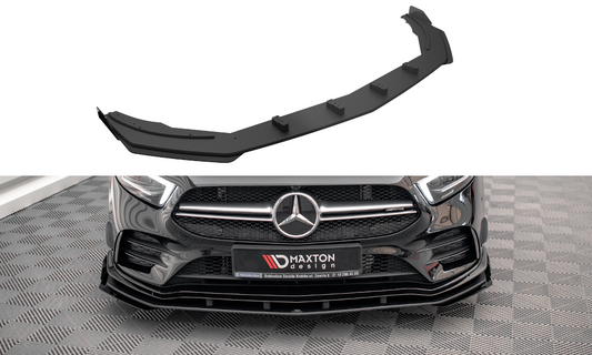 Street Pro Lame Du Pare-Chocs Avant  + Flaps Mercedes A35 AMG / AMG-Line Aero Pack W177  MEA17735CNC-FD1B+FSF1G