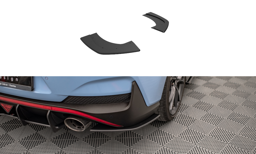 Street Pro Lame Du Pare Chocs Arriere Hyundai I30 N Fastback Mk3 Facelift HYI303NFBCNC-RSD1BRB