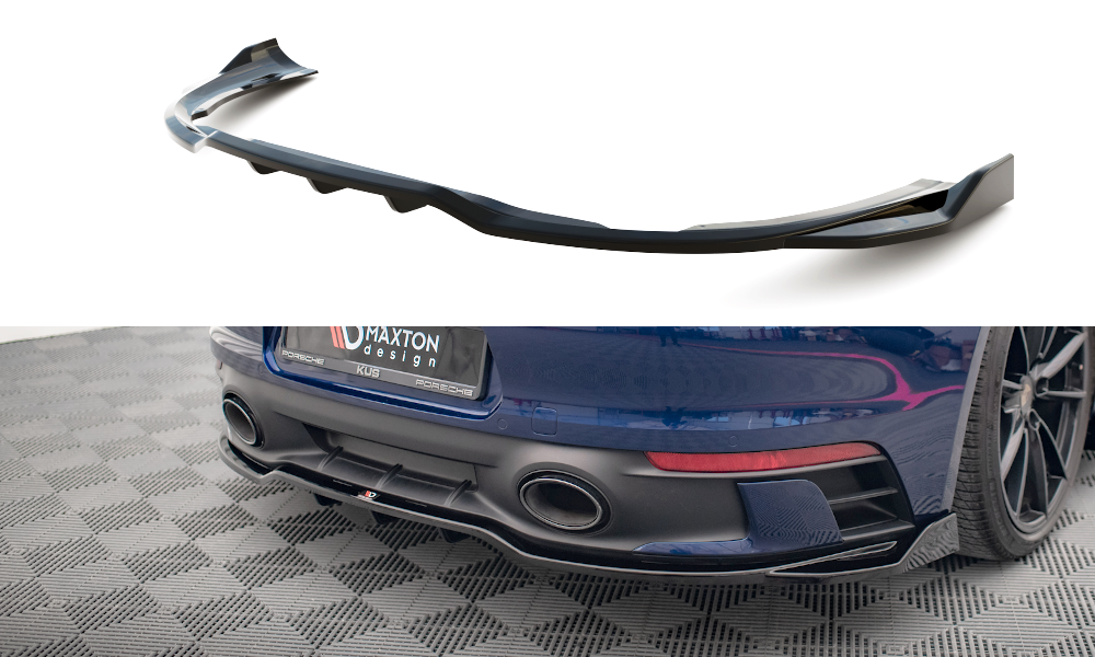 Central Arriere Splitter (avec une barre verticale) V.2 Porsche 911 Carrera Aero / Carrera GTS 992 PO-911-992-CA-AERO-RD2G+RD3G