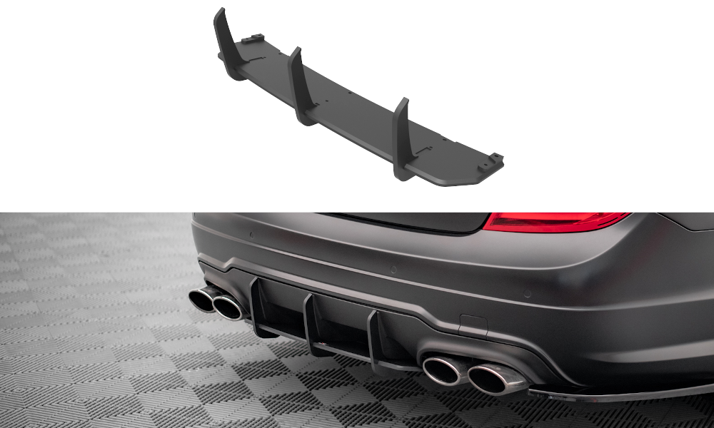 Street Pro Central Diffuseur Arriere Mercedes-Benz C Coupe AMG-Line C204 MEC204FAMGLINECCNC-RS1B