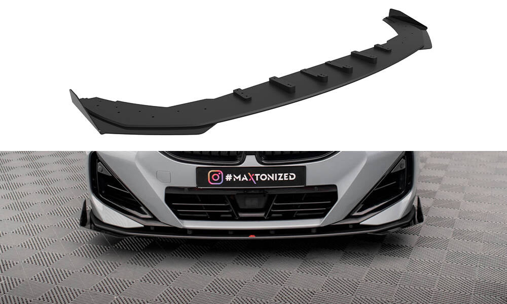 Street Pro Lame Du Pare-Chocs Avant  + Flaps BMW 2 Coupe M-Pack / M240i G42 BM242MPACKCNC-FD1B+FSF1G