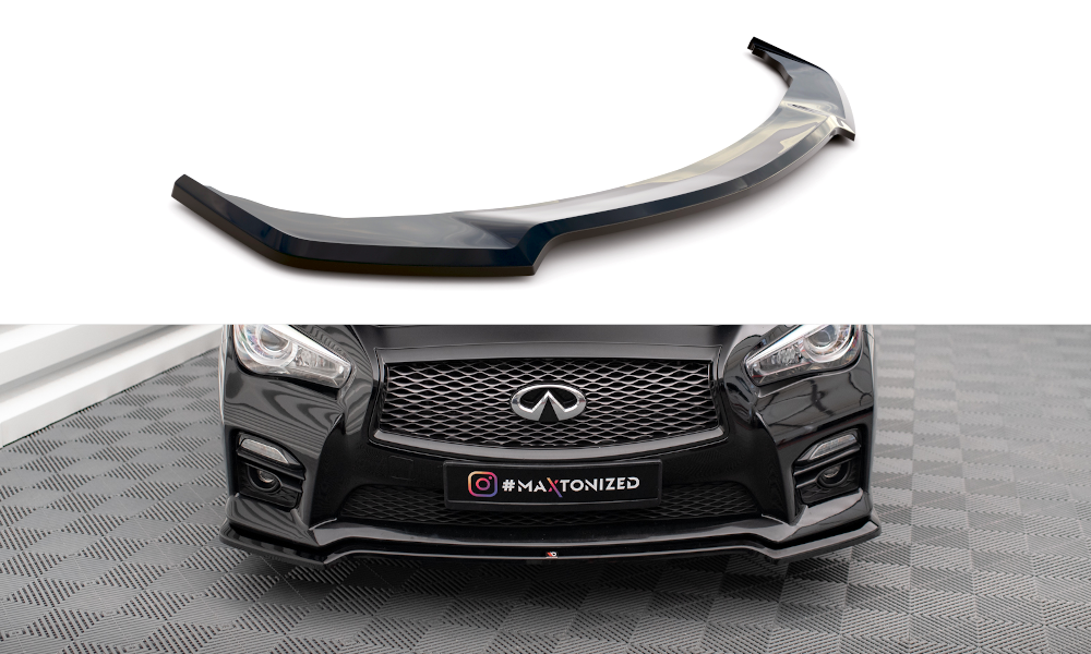 Lame Du Pare-Chocs Avant V.1 Infiniti Q50 S Mk1 IN-Q50S-1-FD1G