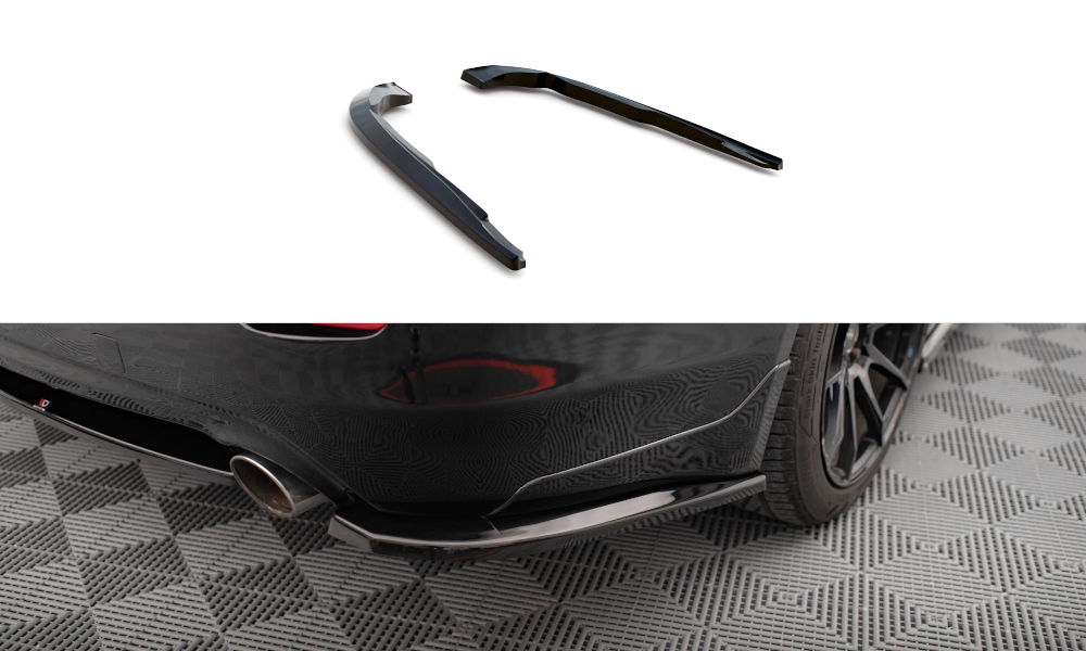 Lames De Pare-Chocs Arrière Latérales V.1 Infiniti Q50 S Mk1 IN-Q50S-1-RSD1G