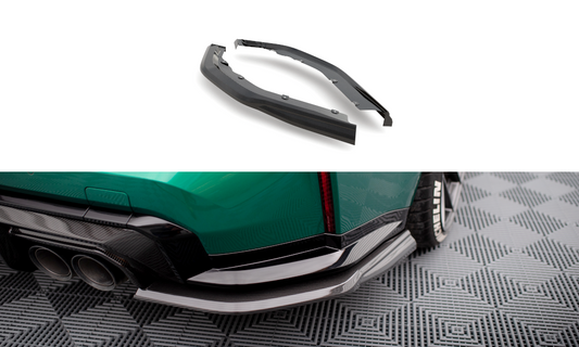 Fibre de Carbone Lames De Pare-Chocs Arrière Latérales BMW M3 G80 CF-BM-3-G80-M-RSD1-245-P