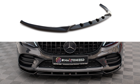 Lame Du Pare-Chocs Avant V.2 Mercedes-Benz C AMG Line Sedan / Coupe W205 / C205 Facelift ME-C-205F-AMGLINE-C-FD2G