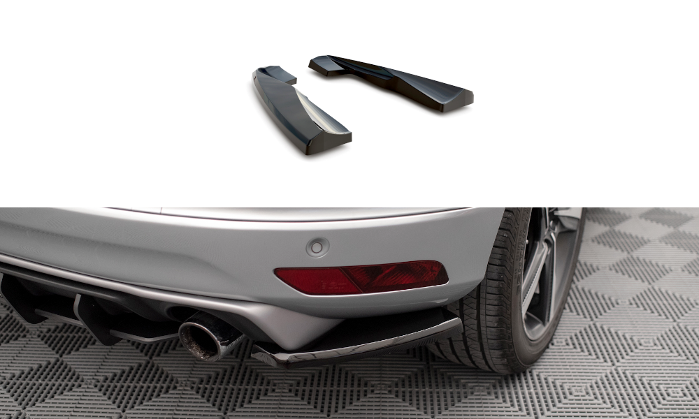 Lames De Pare-Chocs Arrière Latérales Volvo XC60 R-Design Mk1 Facelift  VO-XC60-1F-RDESIGN-RSD1G
