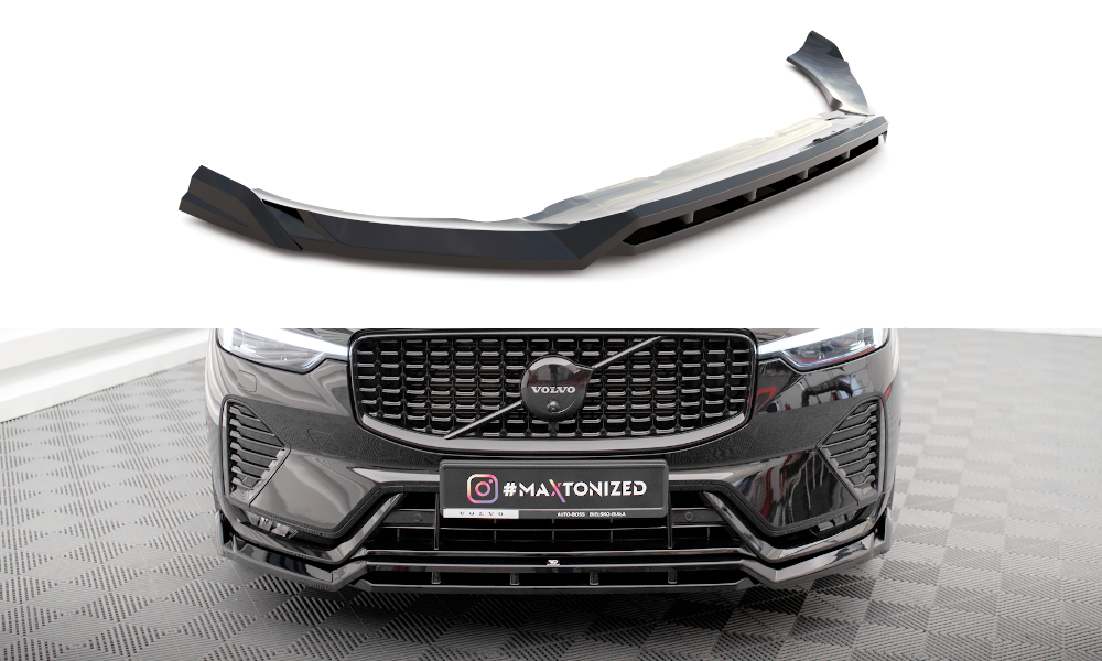 Lame Du Pare-Chocs Avant Volvo XC60 R-Design Mk2 Facelift VO-XC60-2F-RDESIGN-FD1G+FD1RG