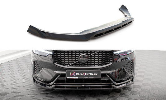 Lame Du Pare-Chocs Avant Volvo XC60 R-Design Mk2 Facelift VO-XC60-2F-RDESIGN-FD1G+FD1RG