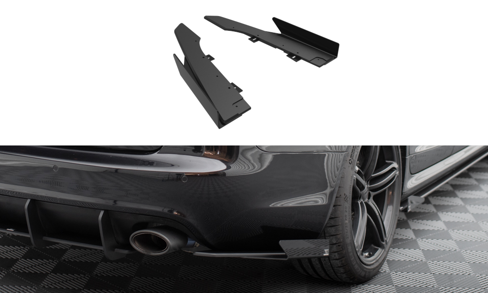 Street Pro Lame Du Pare Chocs Arriere + Flaps Audi RS6 Avant C6 AURS6C6CNC-RSD1BRB+RSF1G