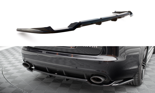 Central Arriere Splitter (avec une barre verticale) Audi RS6 Avant C6 AU-RS6-C6-RD1G+RD2G