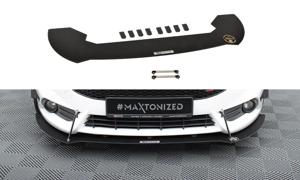Sport Lame Du Pare-Chocs Avant V.1 Ford Fiesta ST Mk7 FL FO-FI-7F-ST-CNC-FD1A
