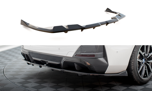 Central Arriere Splitter (avec une barre verticale) V.2 BMW i4 M-Pack G26 BM-I4-G26-MPACK-RD2G+RD3G