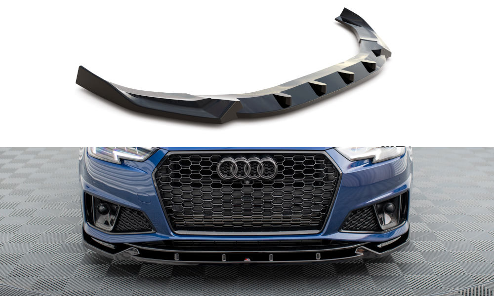 Lame Du Pare-Chocs Avant V.1 Audi A4 Competition B9  AU-A4-B9-COMP-FD1G