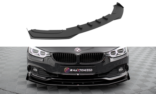 Street Pro Lame Du Pare-Chocs Avant  + Flaps BMW 4 Gran Coupe F36 BM4F36GCCNC-FD1BRB+FSF1G