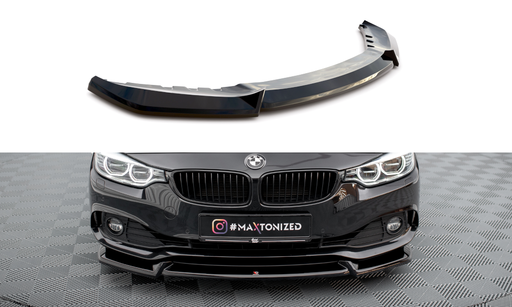 Lame Du Pare-Chocs Avant V.2 BMW 4 Coupe / Gran Coupe / Cabrio F32 / F36 / F33 BM-4-F36-GC-FD2G