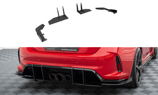 Street Pro Lame Du Pare Chocs Arriere + Flaps Honda Civic Type-R Mk 11 HOCI11TYPERCNC-RSD1B+RSF1G