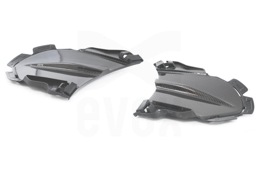 EVOX Déflecteurs Pare-Chocs Avant en Carbone Alpine A110 (la paire)