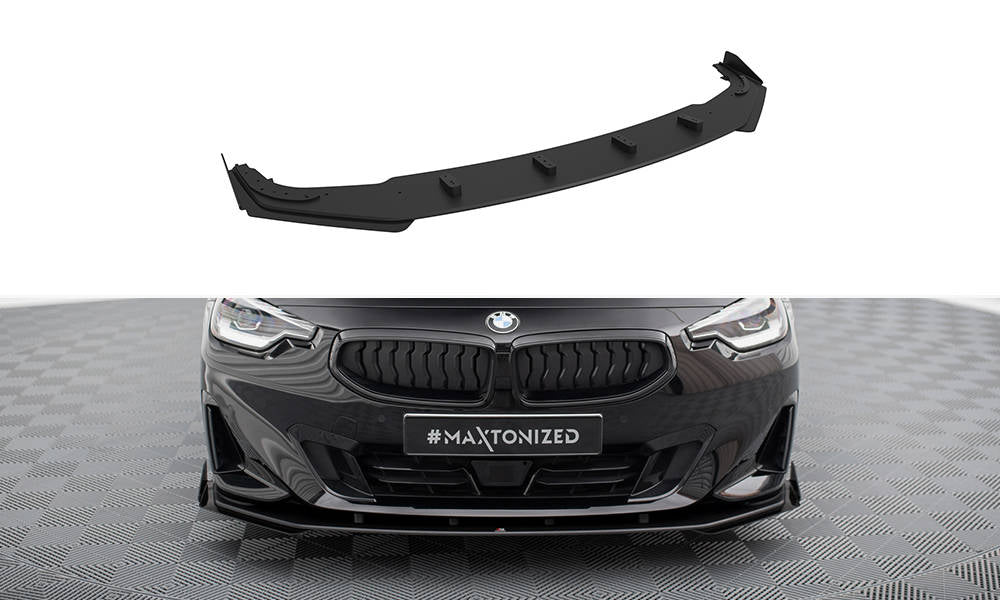 Street Pro Lame Du Pare-Chocs Avant  + Flaps BMW 2 Coupe G42 BM2G42CNC-FD1B+FSF1G