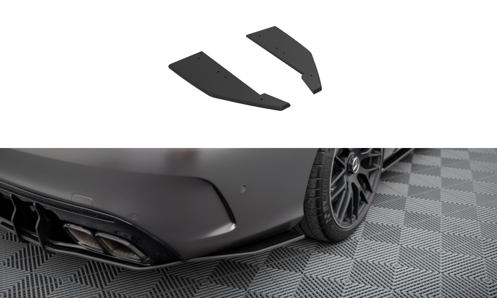 Street Pro Lame Du Pare Chocs Arriere Mercedes-AMG C63 Sedan / Estate W205 Facelift MEC205F63CNC-RSD1B