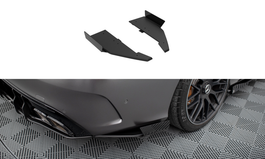 Street Pro Lame Du Pare Chocs Arriere + Flaps Mercedes-AMG C63 Sedan / Estate W205 Facelift MEC205F63CNC-RSD1B+RSF1G