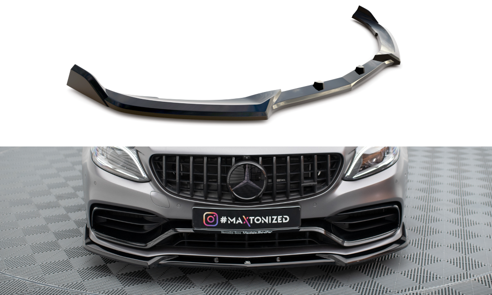 Lame Du Pare-Chocs Avant V.2 Mercedes-AMG C63 Sedan / Estate W205 Facelift ME-C-205F-63-FD2G