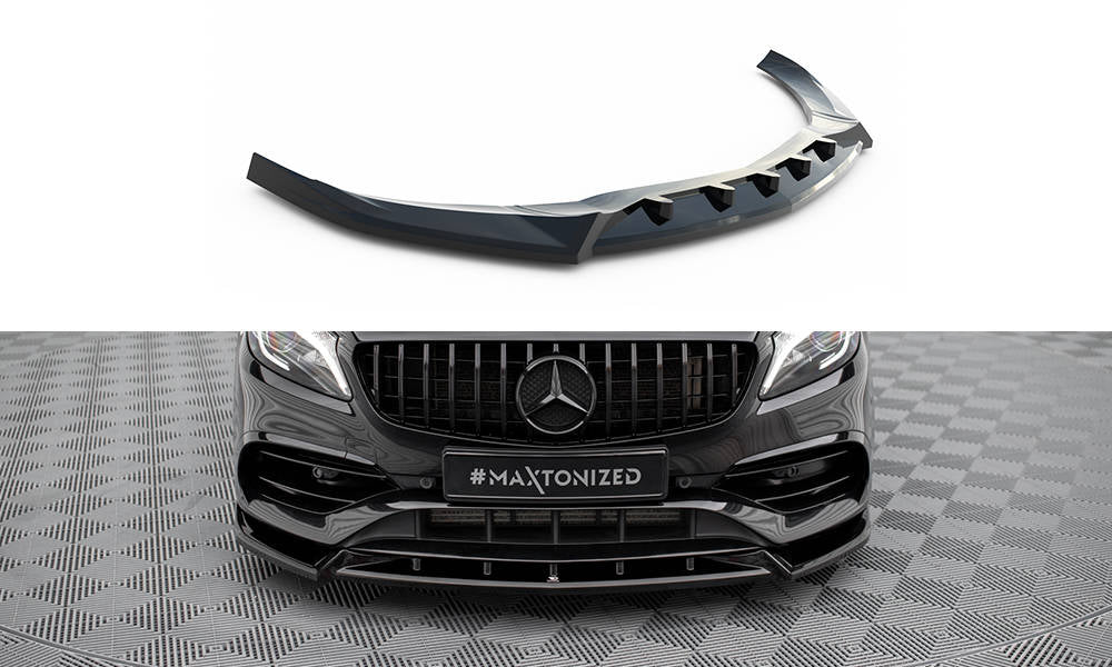 Lame Du Pare-Chocs Avant V.2 Mercedes-Benz A AMG-Line W176 Facelift ME-A-176F-AMGLINE-FD2G