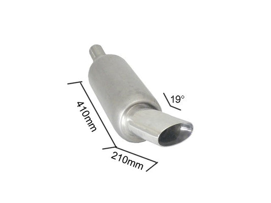 Silencieux arrière Ragazzon en inox (18.0446.13)