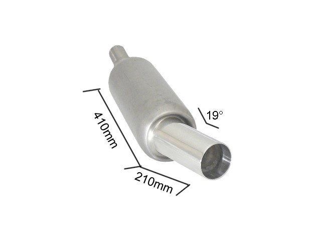 Silencieux arrière Ragazzon en inox (18.0450.60)