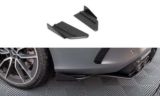 Street Pro Lame Du Pare Chocs Arriere + Flaps Mercedes-AMG C43 Coupe C205 Facelift MEC205F43CCNC-RSD1BRB+RSF1G
