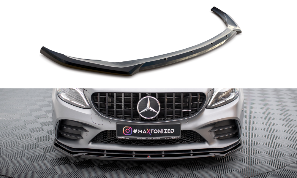 Lame Du Pare-Chocs Avant V.2 Mercedes-AMG C43 Coupe / Sedan C205 / W205 Facelift ME-C-205F-43-C-FD2G