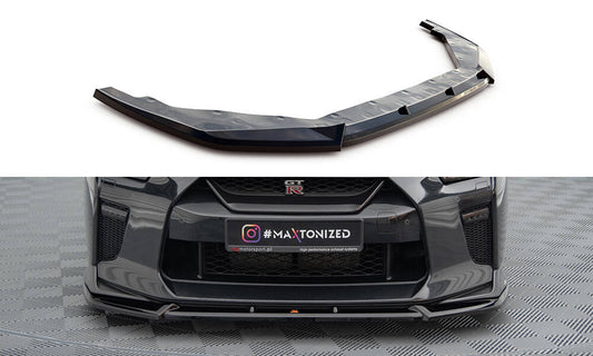 Lame Du Pare-Chocs Avant V.2 Nissan GTR R35 Facelift NI-GTR-4F3-FD2G