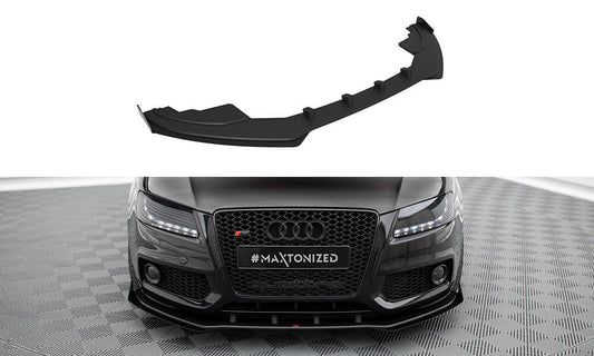 Street Pro Lame Du Pare-Chocs Avant  + Flaps Audi S5 / A5 S-Line 8T AUS51CNC-FD1BRB+FSF1G