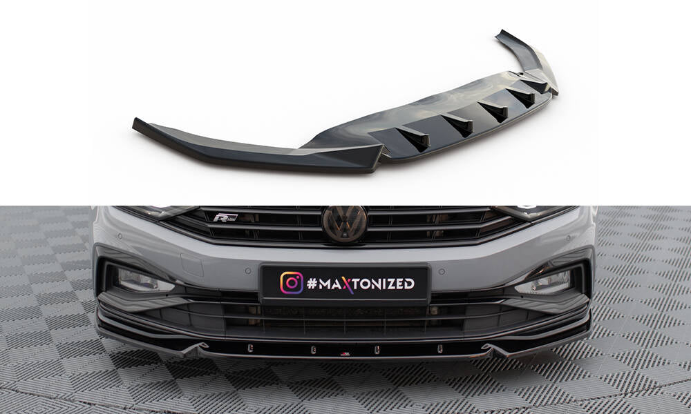Lame Du Pare-Chocs Avant V.1 Volkswagen Passat R-Line B8 Facelift VW-PA-B8F-RLINE-FD1G