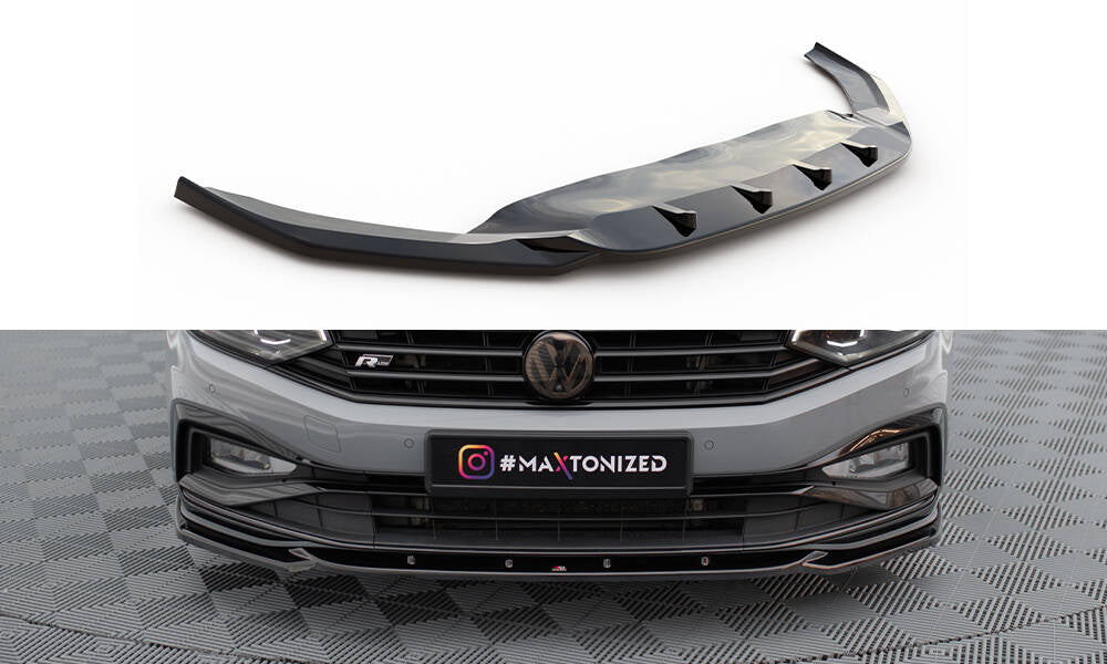 Lame Du Pare-Chocs Avant V.2 Volkswagen Passat R-Line B8 Facelift VW-PA-B8F-RLINE-FD2G