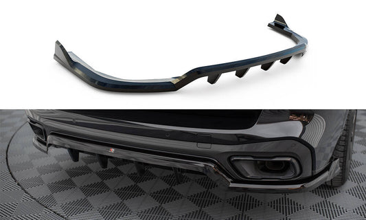 Central Arriere Splitter (avec une barre verticale) BMW X5 M-Pack G05 BM-X5-05-MPACK-RD2G+RD3G