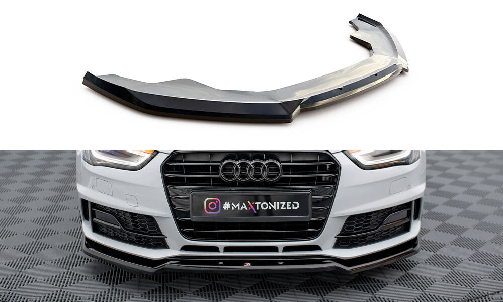 Lame Du Pare-Chocs Avant V.2 Audi A4 Competition B8 Facelift AU-A4-B8F-COMP-FD2G