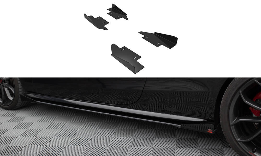 Side Flaps Audi A5 / A5 S-Line / S5 Coupe / Cabrio 8T / 8T Facelift AUS51CNC-SF1G
