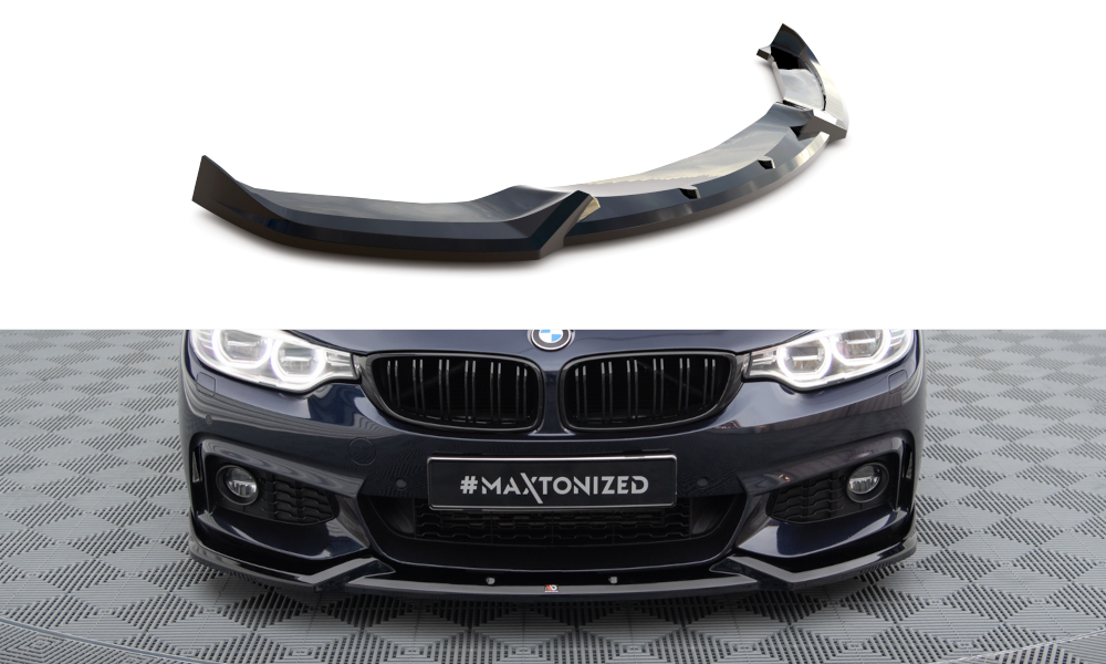 Lame Du Pare-Chocs Avant V.5 BMW 4 Coupe / Gran Coupe / Cabrio M-Pack F32 / F36 / F33 BM-4-F36-GC-MPACK-FD1G