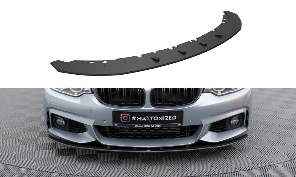 Street Pro Lame Du Pare-Chocs Avant BMW 4 Coupe / Gran Coupe / Cabrio M-Pack F32 / F36 / F33  BM4F32MPACKCNC-FD4BRB