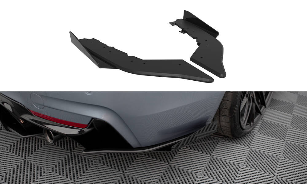 Street Pro Lame Du Pare Chocs Arriere + Flaps BMW 435i Coupe M-Pack F32 BM4F32MPACKCNC-RSD1BRB+RSF1G