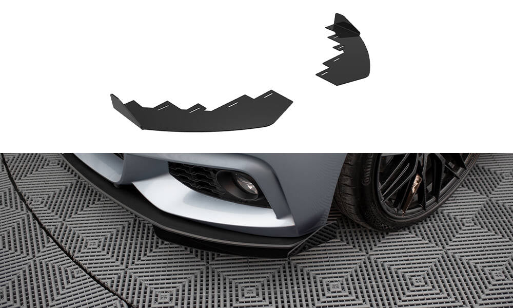 Front Flaps BMW 4 Coupe / Gran Coupe / Cabrio M-Pack F32 / F36 / F33  BM4F32MPACKCNC-FSF1G