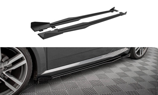 Street Pro Rajouts Des Bas De Caisse + Flaps Audi TT S / S-Line 8S AUTT3SLINECNC-SD1B+SF1G