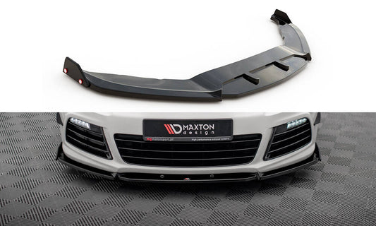 Lame Du Pare-Chocs Avant V.3 + Flaps Volkswagen Scirocco R Mk3 VW-SC-3-R-FD3G+FSF1B