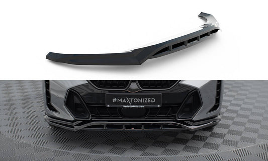Lame Du Pare-Chocs Avant V.1 BMW X6 M-Pack G06 Facelift BM-X6-G06F-MPACK-FD1G+FD1RG