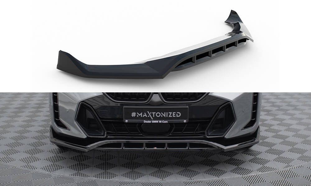 Lame Du Pare-Chocs Avant V.2 BMW X6 M-Pack G06 Facelift BM-X6-G06F-MPACK-FD2G+FD2RG