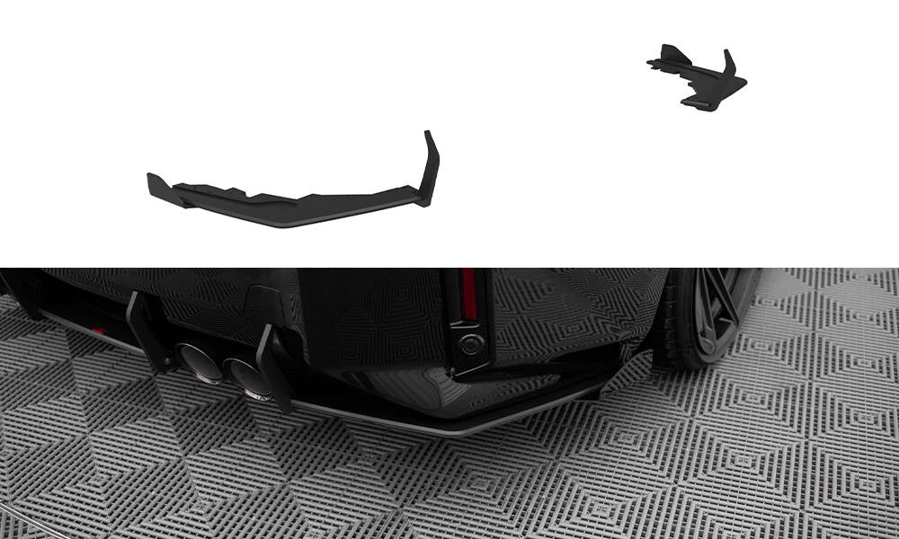 Street Pro Lame Du Pare Chocs Arriere V.1 + Flaps BMW M2 G87 BMM2G87CNC-RSD1BRB+RSF1G