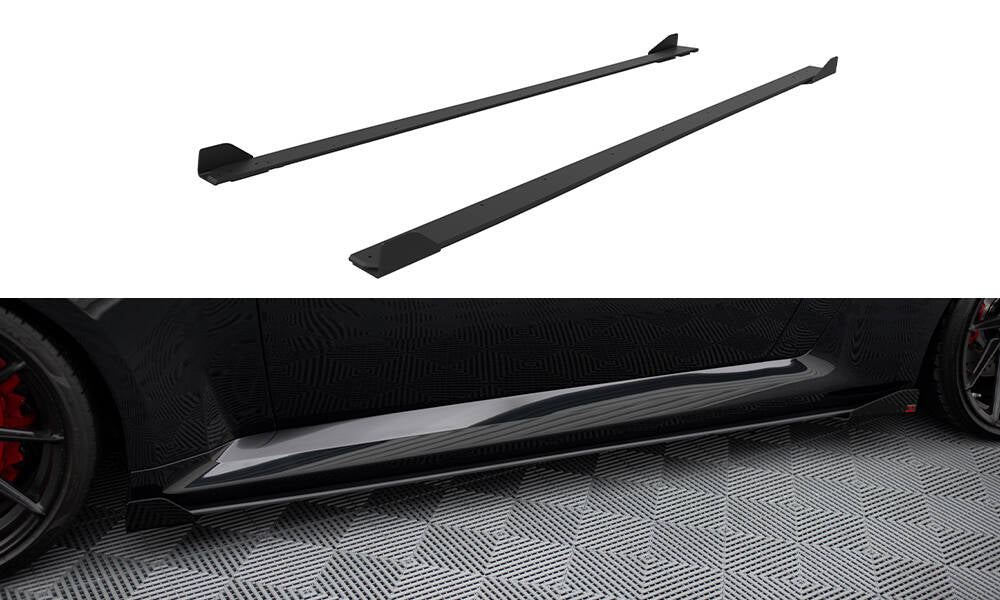 Street Pro Rajouts Des Bas De Caisse V.1 + Flaps BMW M2 G87 BMM2G87CNC-SD1B+SF1G